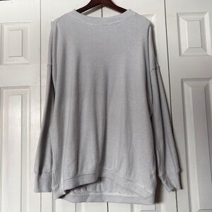 NWT Aerie Women's Lightweight Crewneck Sweatshirt Size Large Oversized Fit